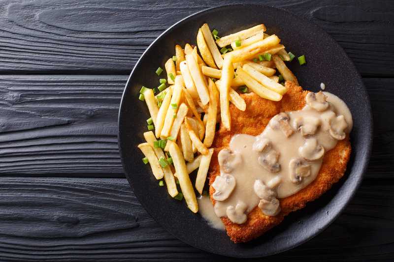 Jägerschnitzel Beilagen Das passt inkl. Getränke & Sauce foodwissen.de