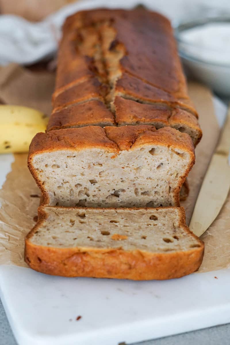 Bananenbrot mit Quark (Rezept mit vielen Bildern) - foodwissen.de