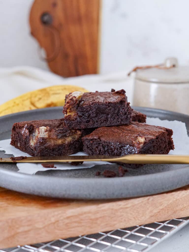 Leckere Brownies mit Bananen (Rezept mit Bildern) - foodwissen.de Leckere Brownies mit Bananen (Rezept mit Bildern) - foodwissen.de
