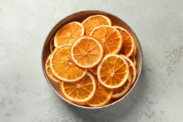 Orangenscheiben trocknen so geht