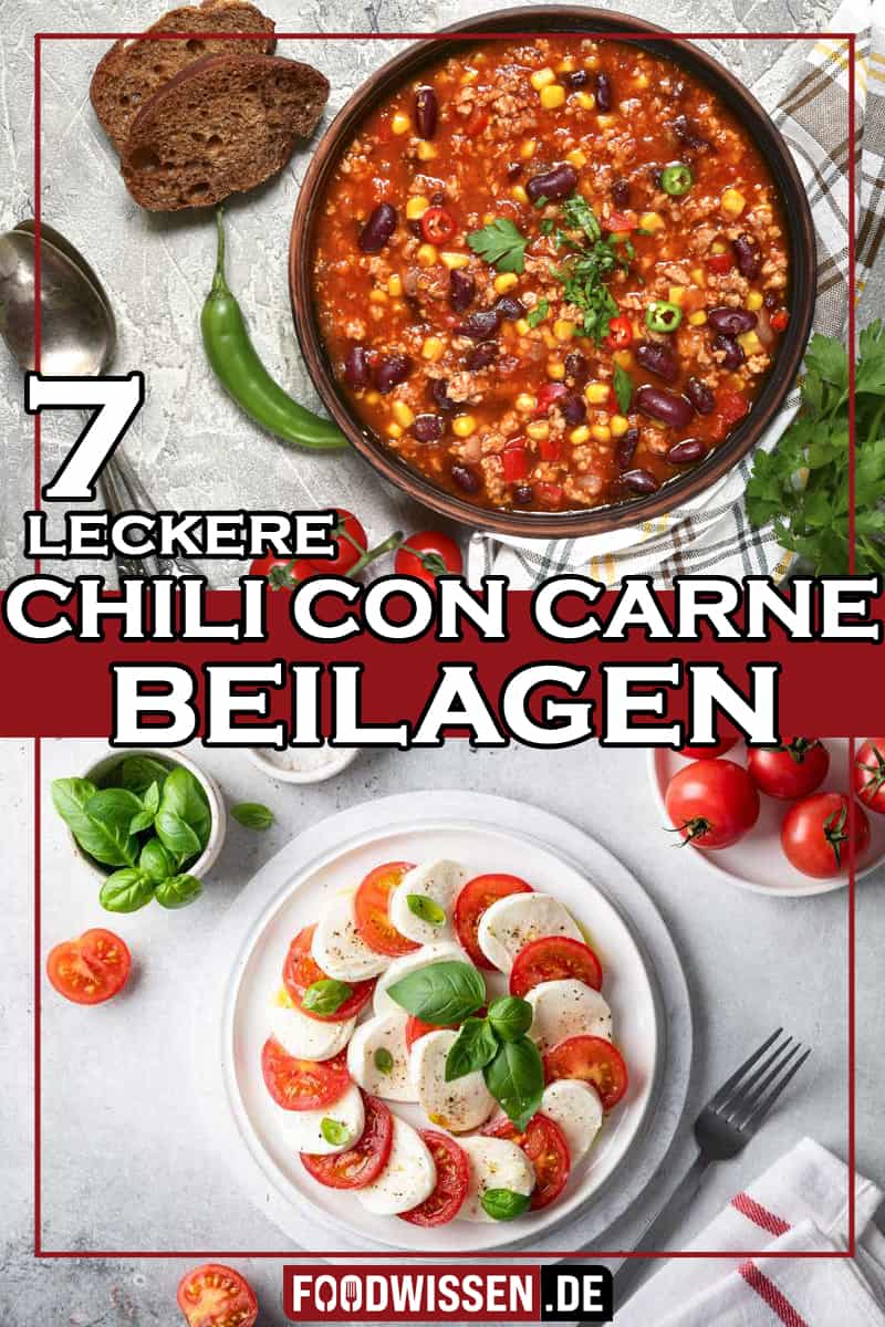 Chili con Carne Beilagen: Tomatensalat